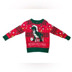 Christmas Toy Story Rex sweater US 2T. Like new.